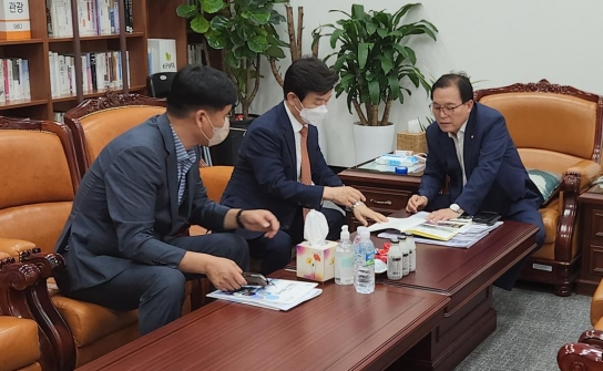 조규일 진주시장, 지역현안 해결 위해 국회 찾아