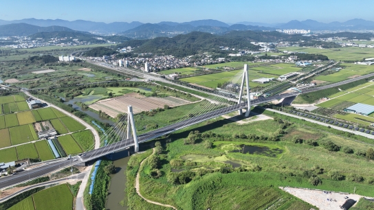 경상남도, 화포대교 2025년 대학토목학회 올해의 구조물상 ‘금상’ 쾌거